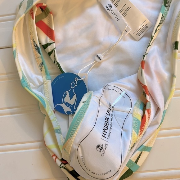 CUPSHE Floral Print Bikini Bottoms | SIZE L - Picture 5 of 6